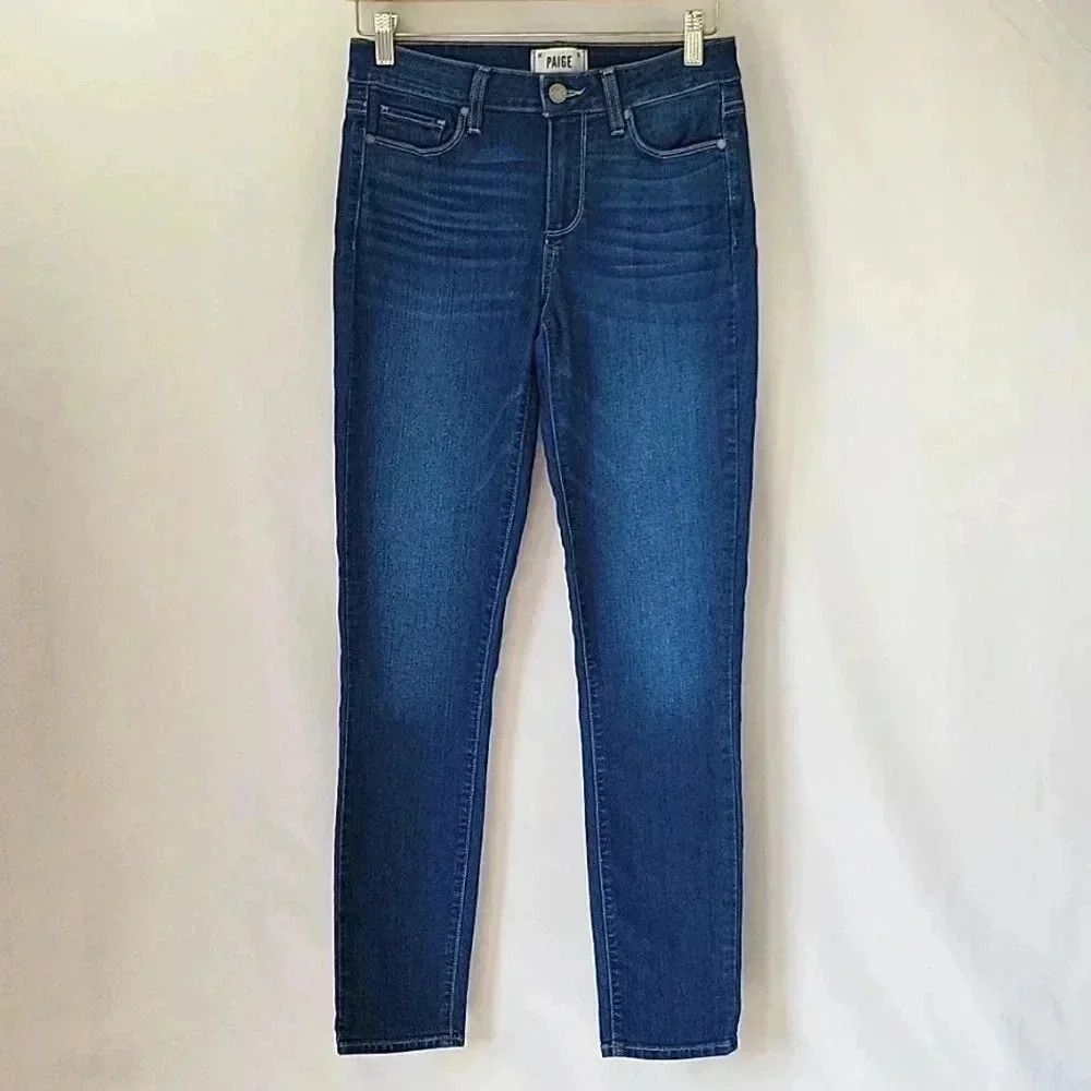 PAIGE Skyline Ankle Peg Jeans Chayne Wash Size 28